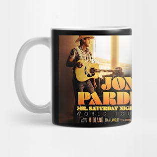 Jon Pardi mr. saturday night world tour Mug